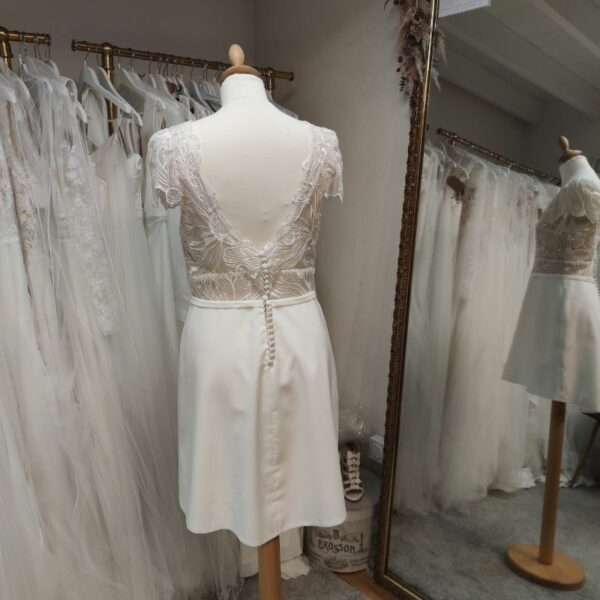 robe de mariée mariage civil - créatrice Camille Recoin - depot vente Toulouse
