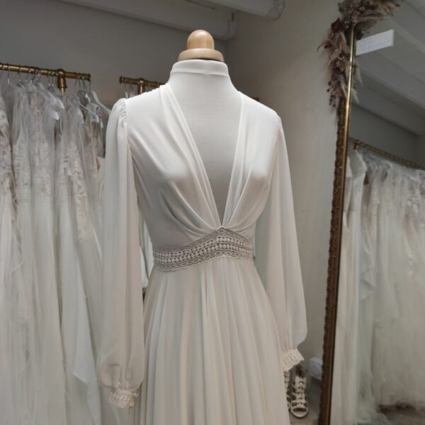 robe de mariée mousseline chic - outlet - Toulouse