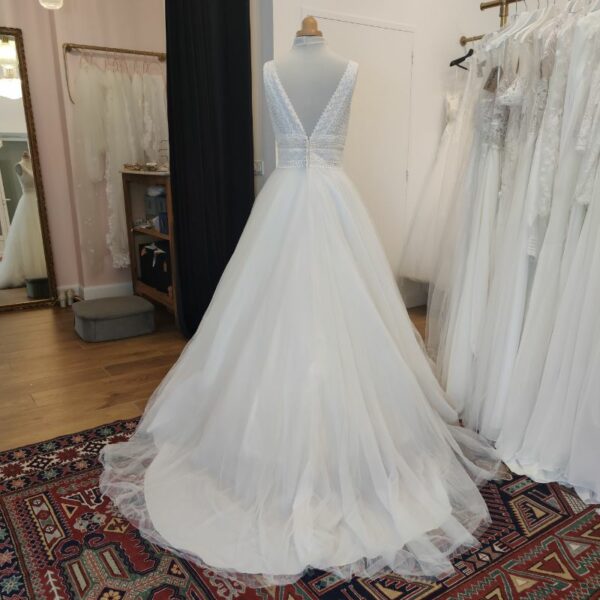 robe de mariée princesse en tulle - seconde main - depot vente Toulouse